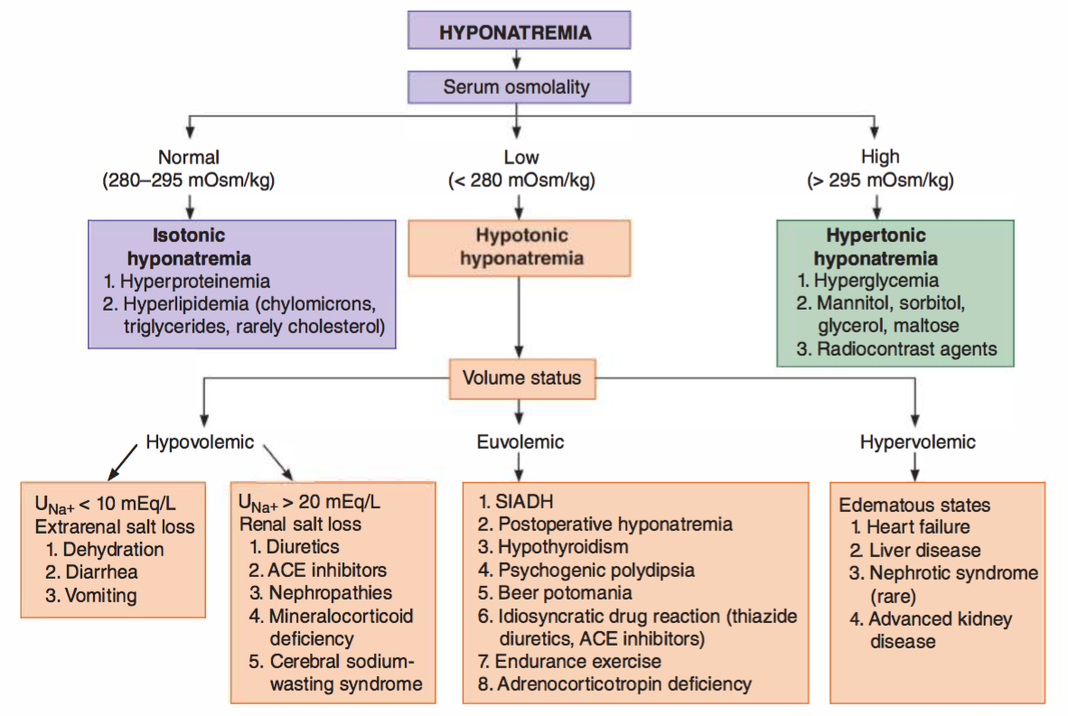 Hyponatremia.